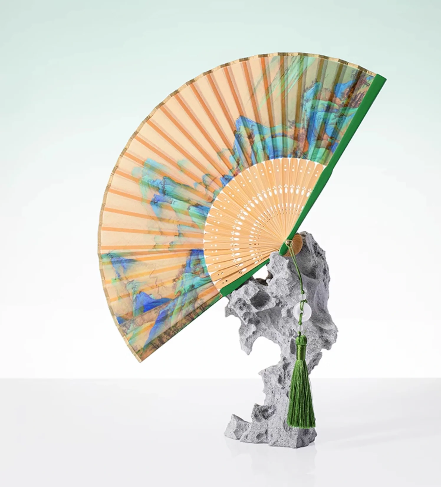 A Thousand Li Artwork Folding Fan Gift Set - Image 3