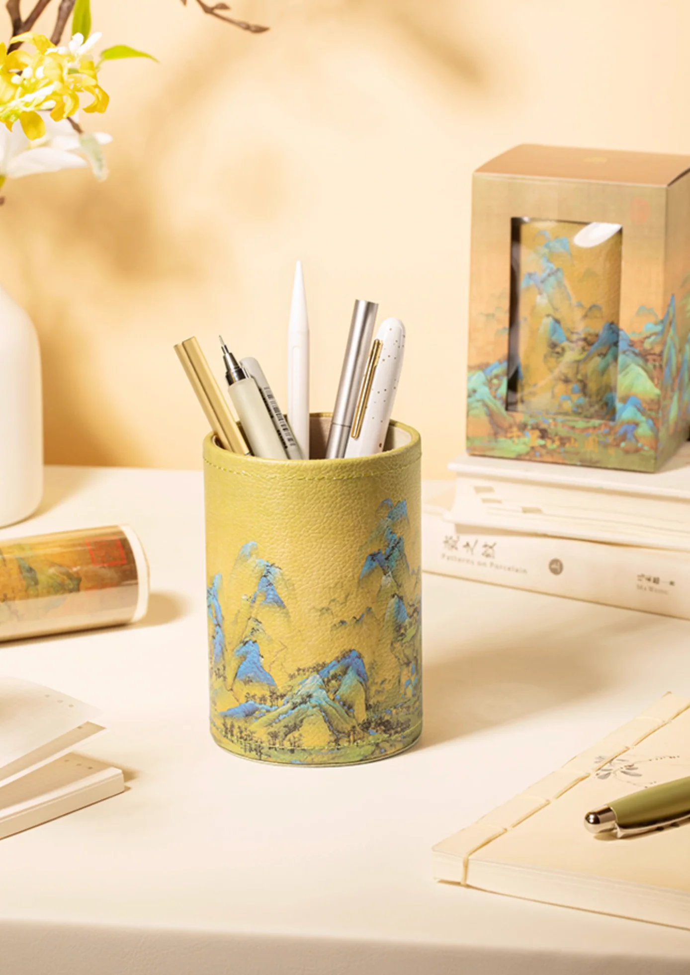 A Thousand Li Artwork Pen Holder Gift Set - Image 4