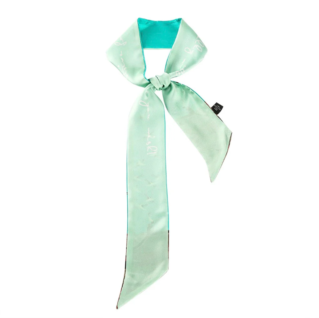100% Mulberry Silk Twilly - Image 11