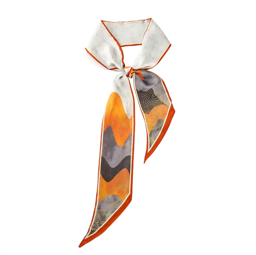 100% Mulberry Silk Twilly - Image 12