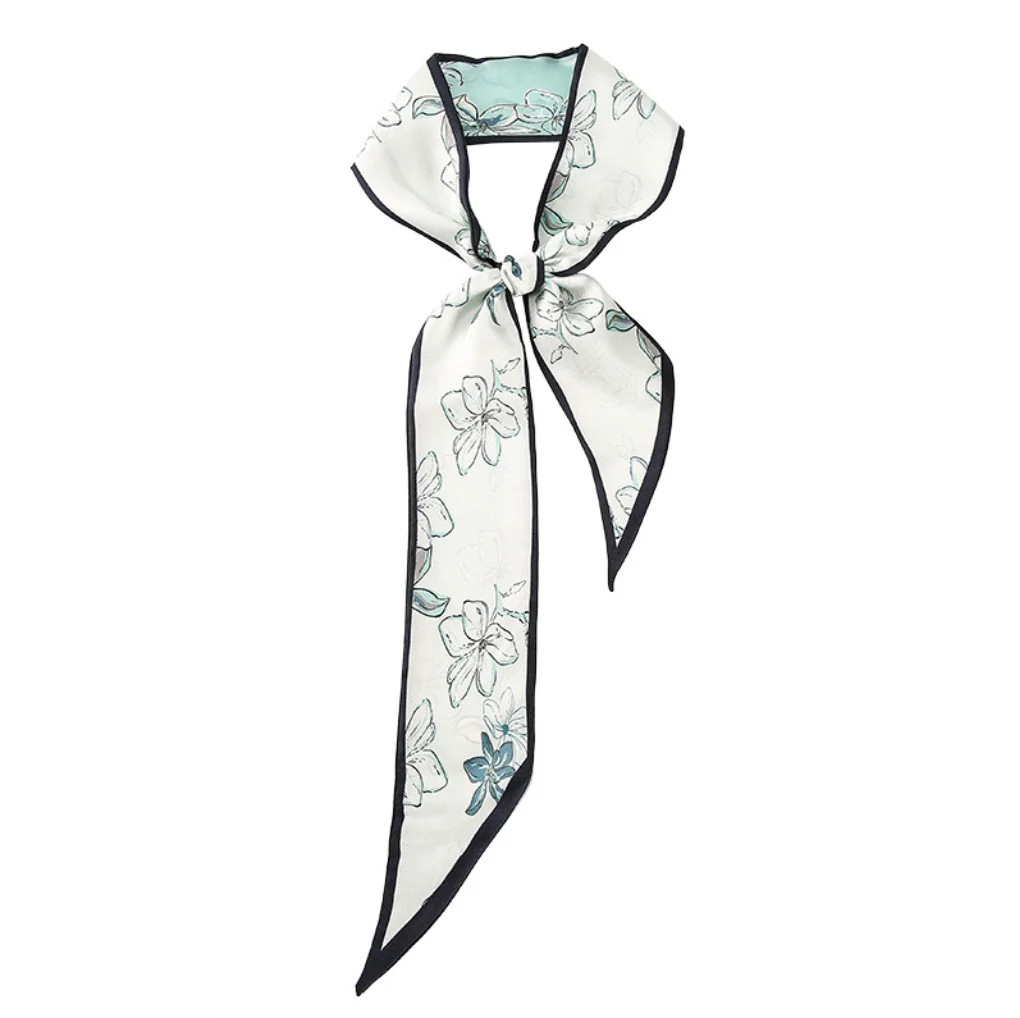 100% Mulberry Silk Twilly - Image 2
