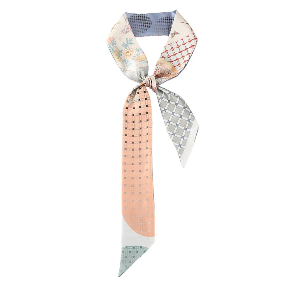 100% Mulberry Silk Twilly - Image 4