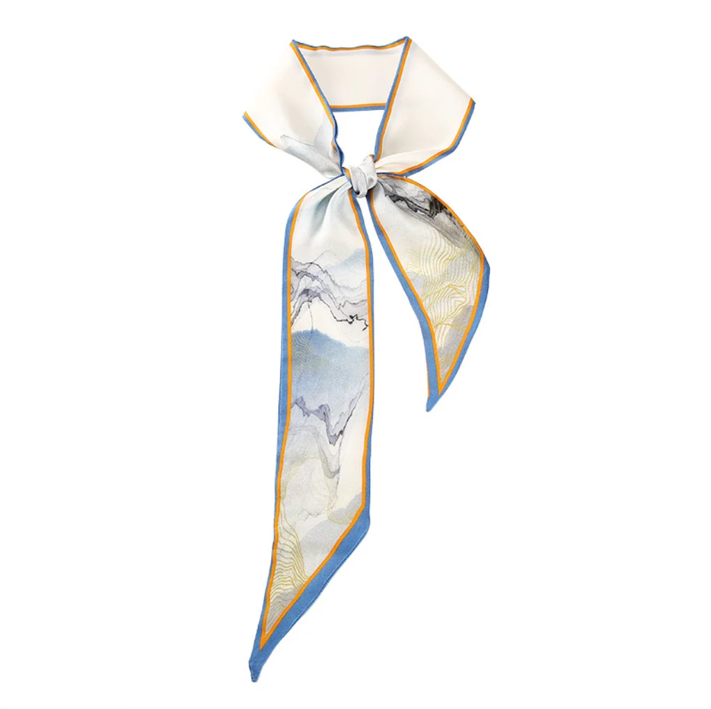 100% Mulberry Silk Twilly - Image 5
