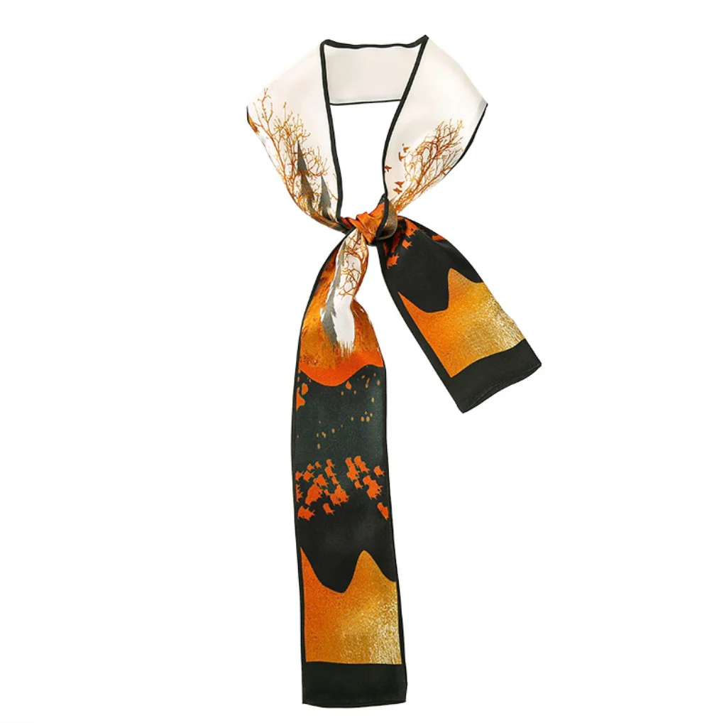 100% Mulberry Silk Twilly - Image 6