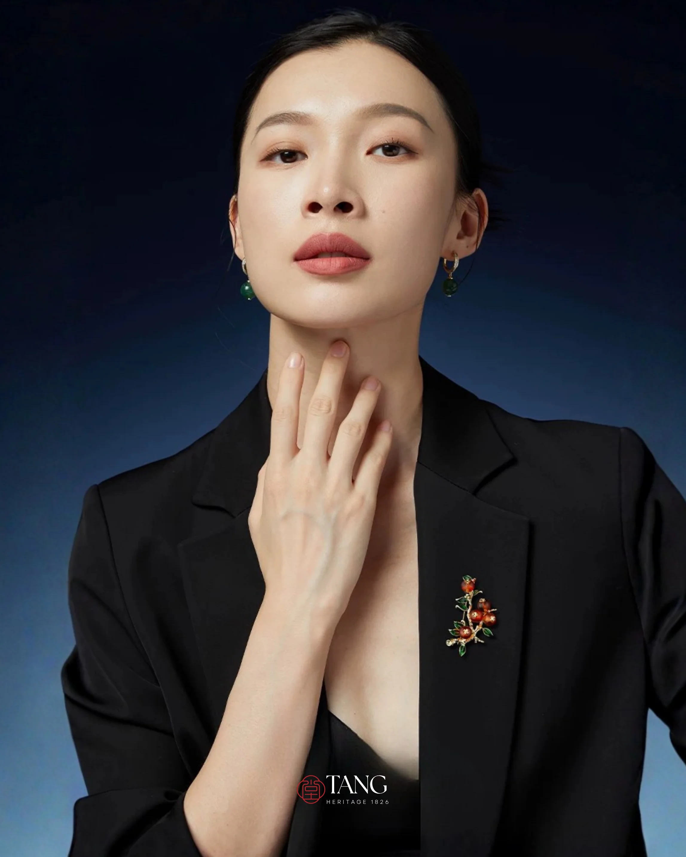Auspicious Persimmon Brooch - Image 2