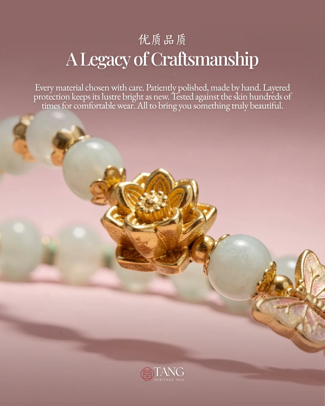 Benelore Lotus Jade Bracelet - Image 5