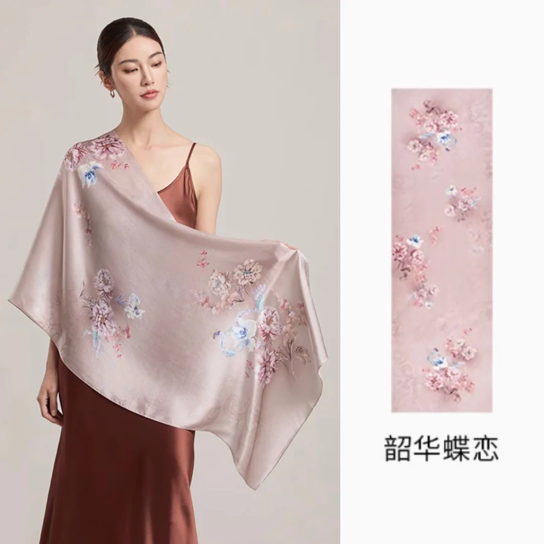 Dust of Dawn Mulberry Silk Scarf (170x53cm) - Image 2