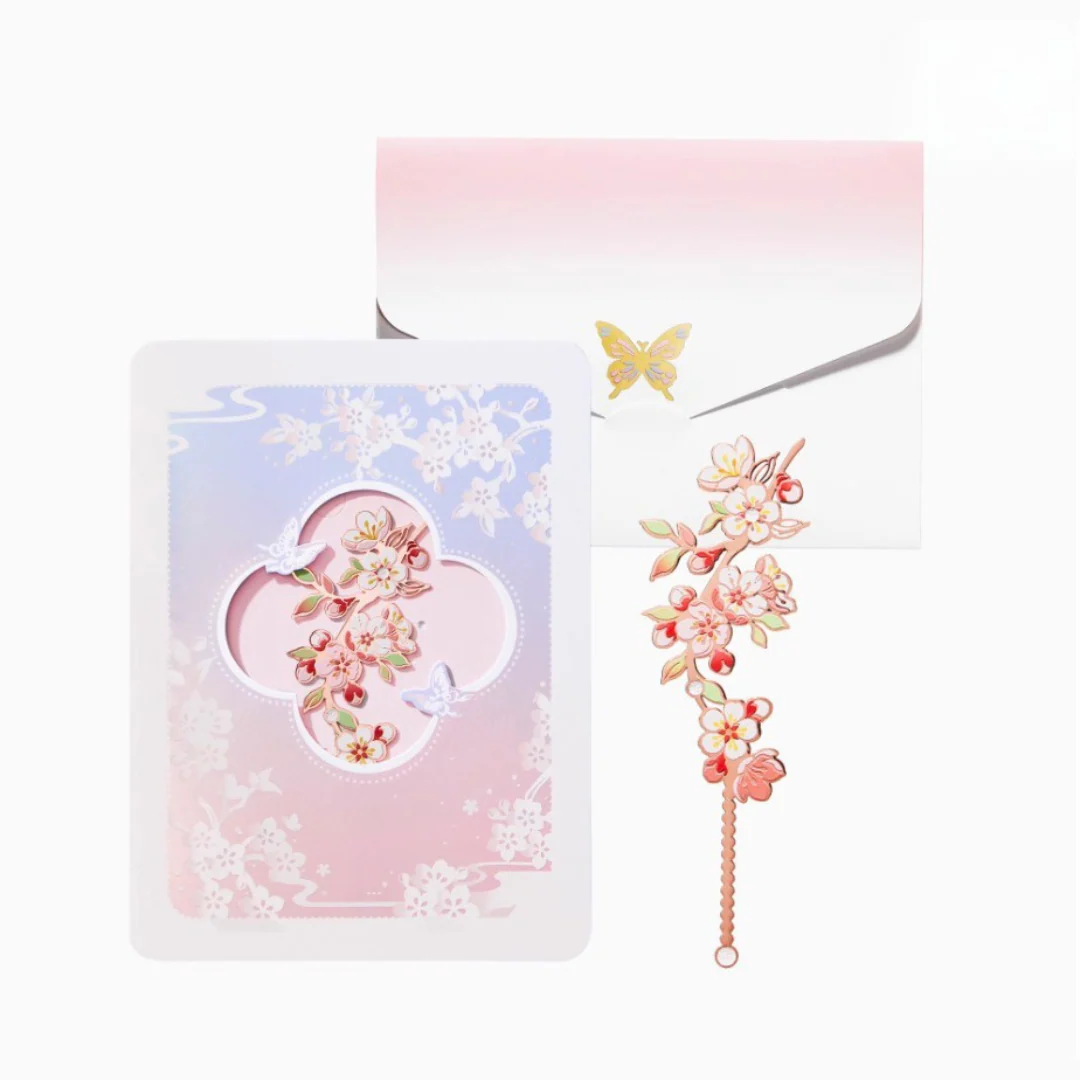 Blossom Wishes Greeting Card & Bookmark Set - Image 18
