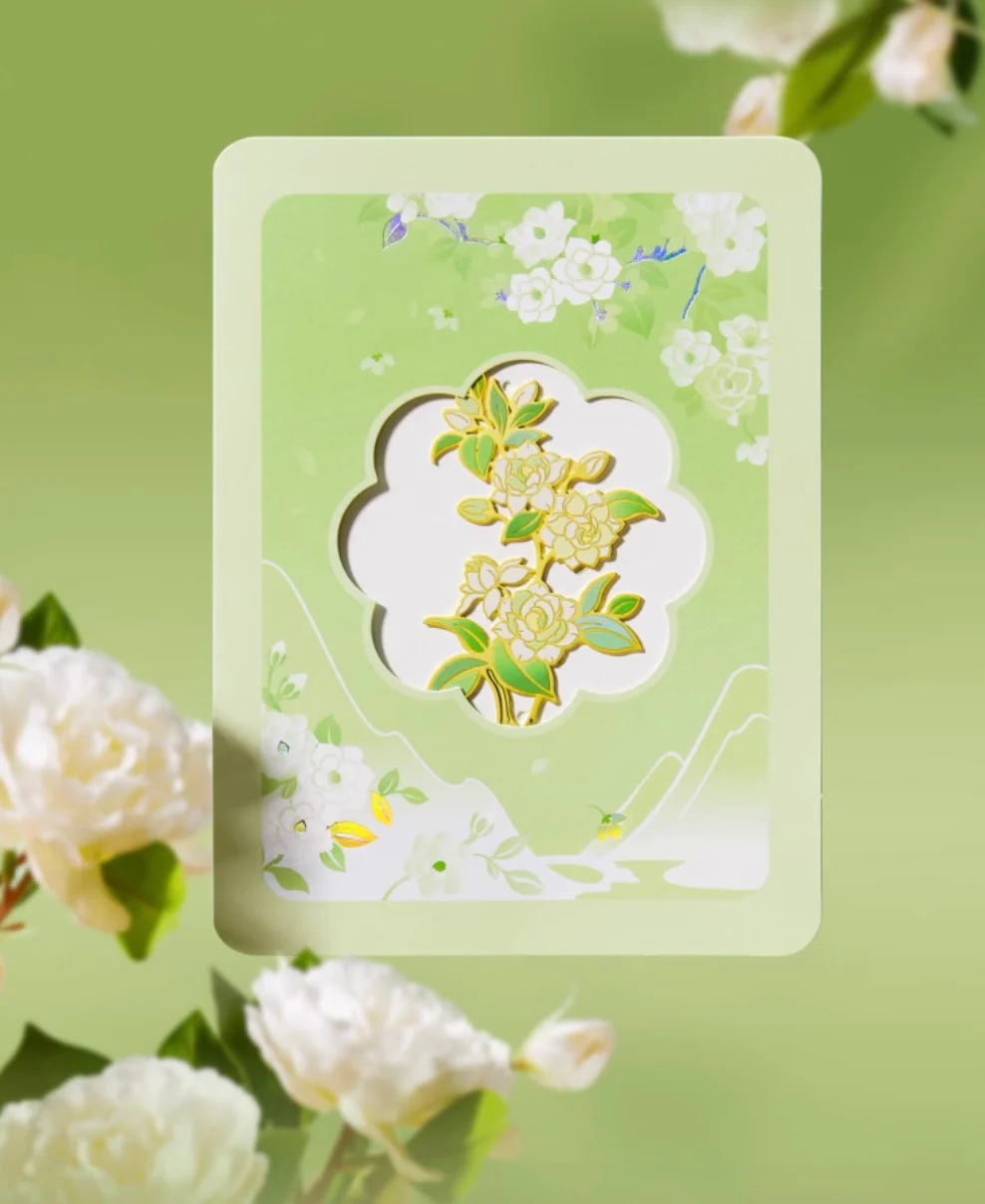 Blossom Wishes Greeting Card & Bookmark Set - Image 5