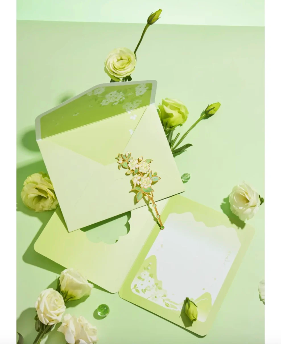 Blossom Wishes Greeting Card & Bookmark Set - Image 6