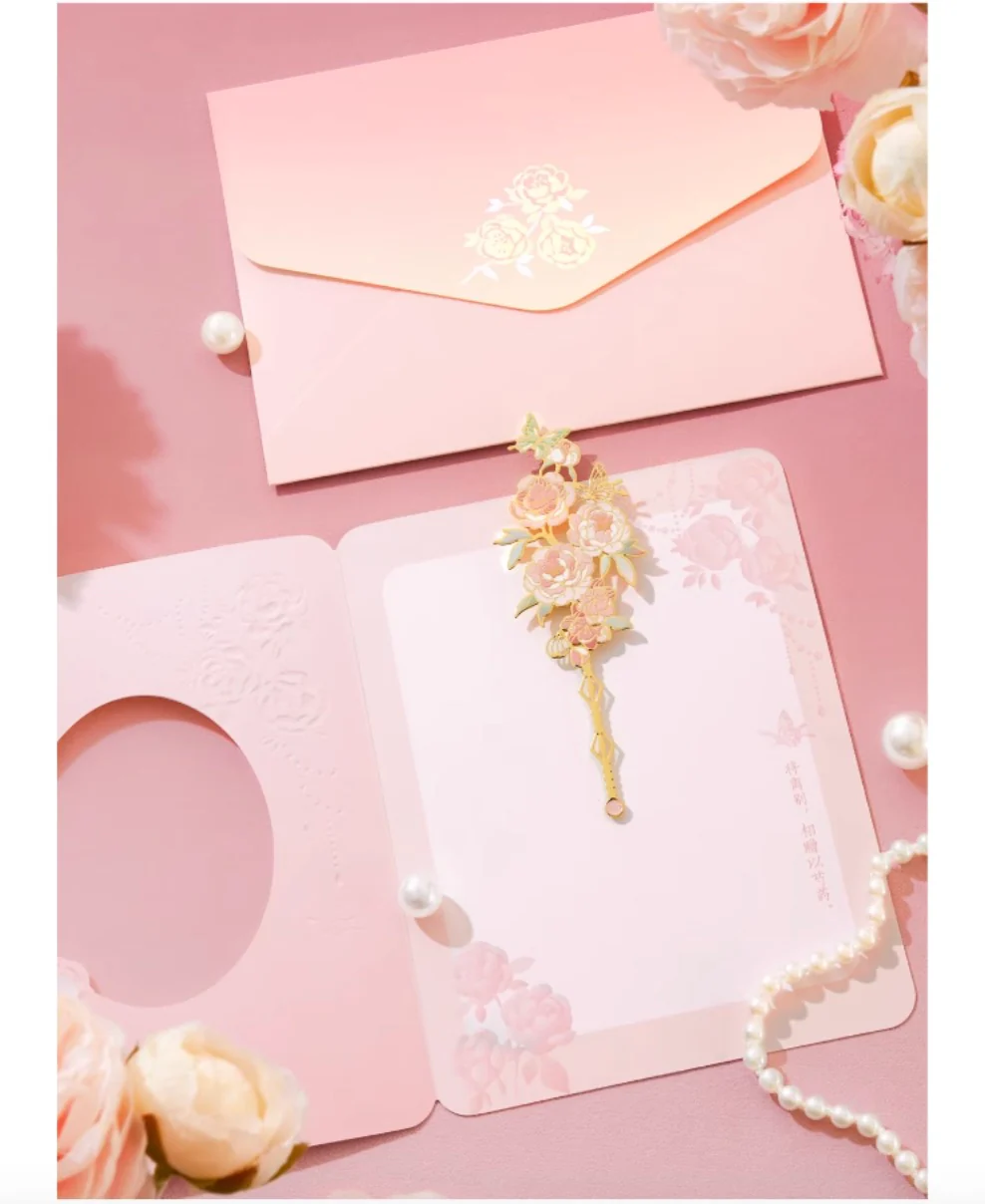 Blossom Wishes Greeting Card & Bookmark Set - Image 8