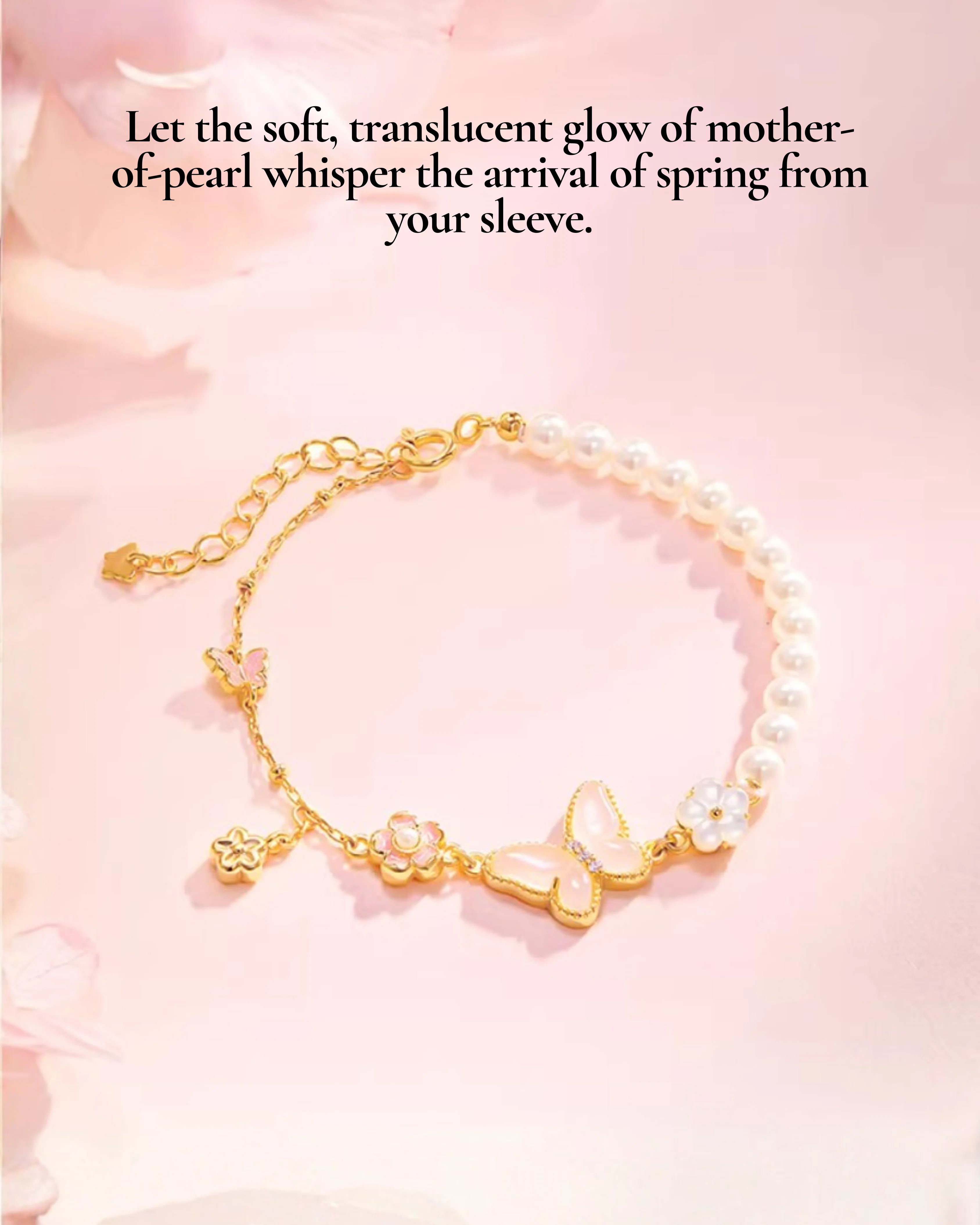 Butterfly Bloom Pearl Jewellery Set - Image 10