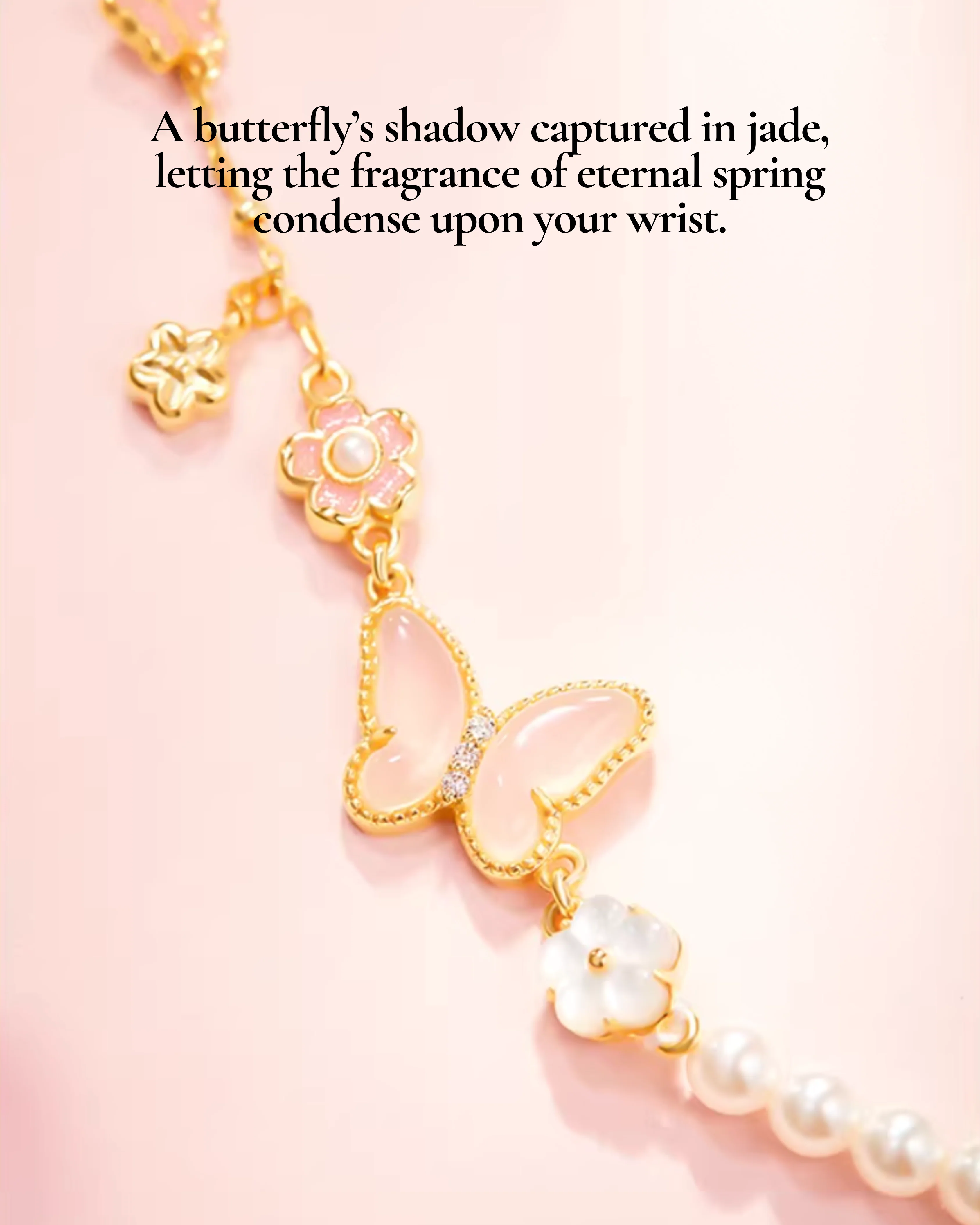 Butterfly Bloom Pearl Jewellery Set - Image 11