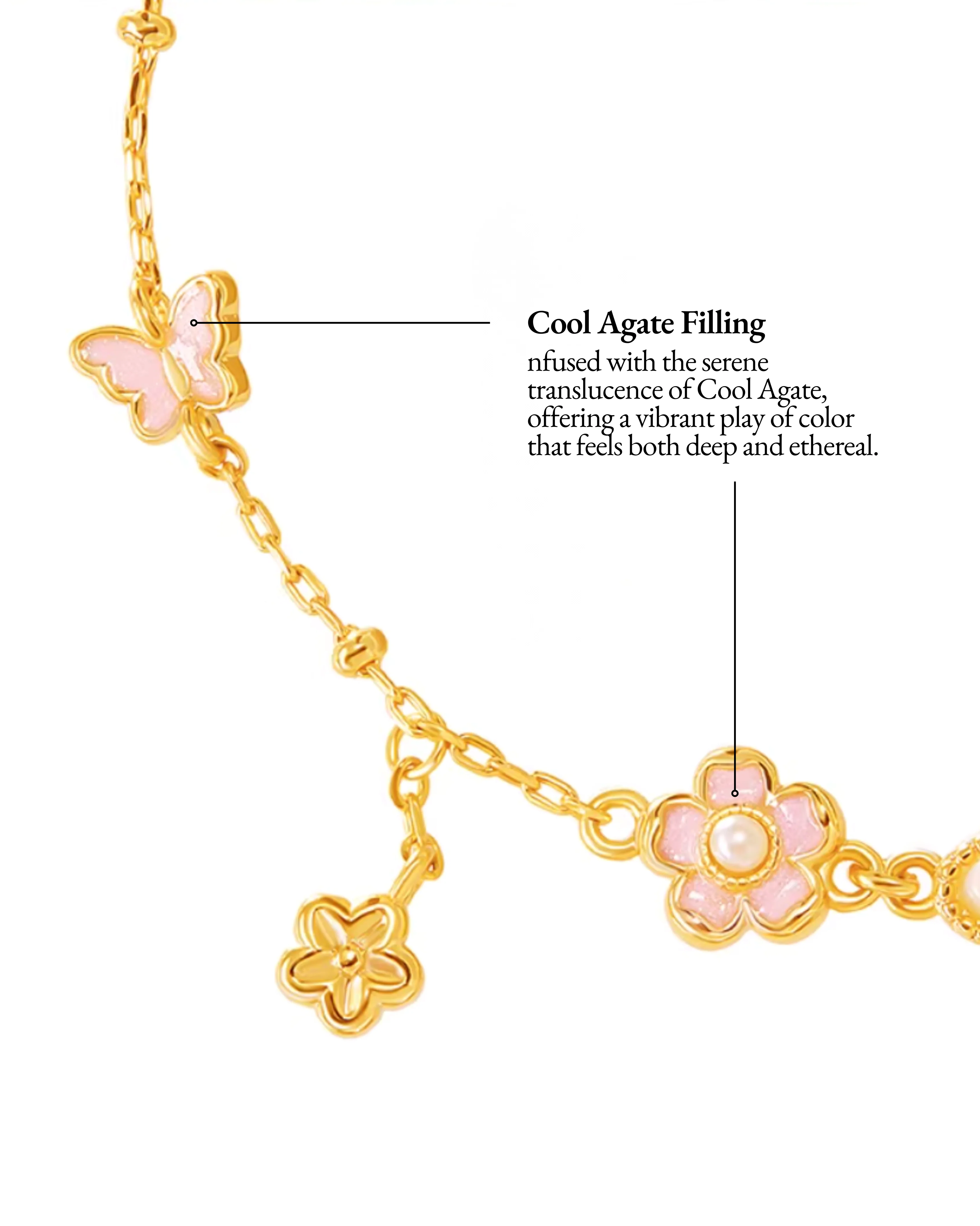 Butterfly Bloom Pearl Jewellery Set - Image 12