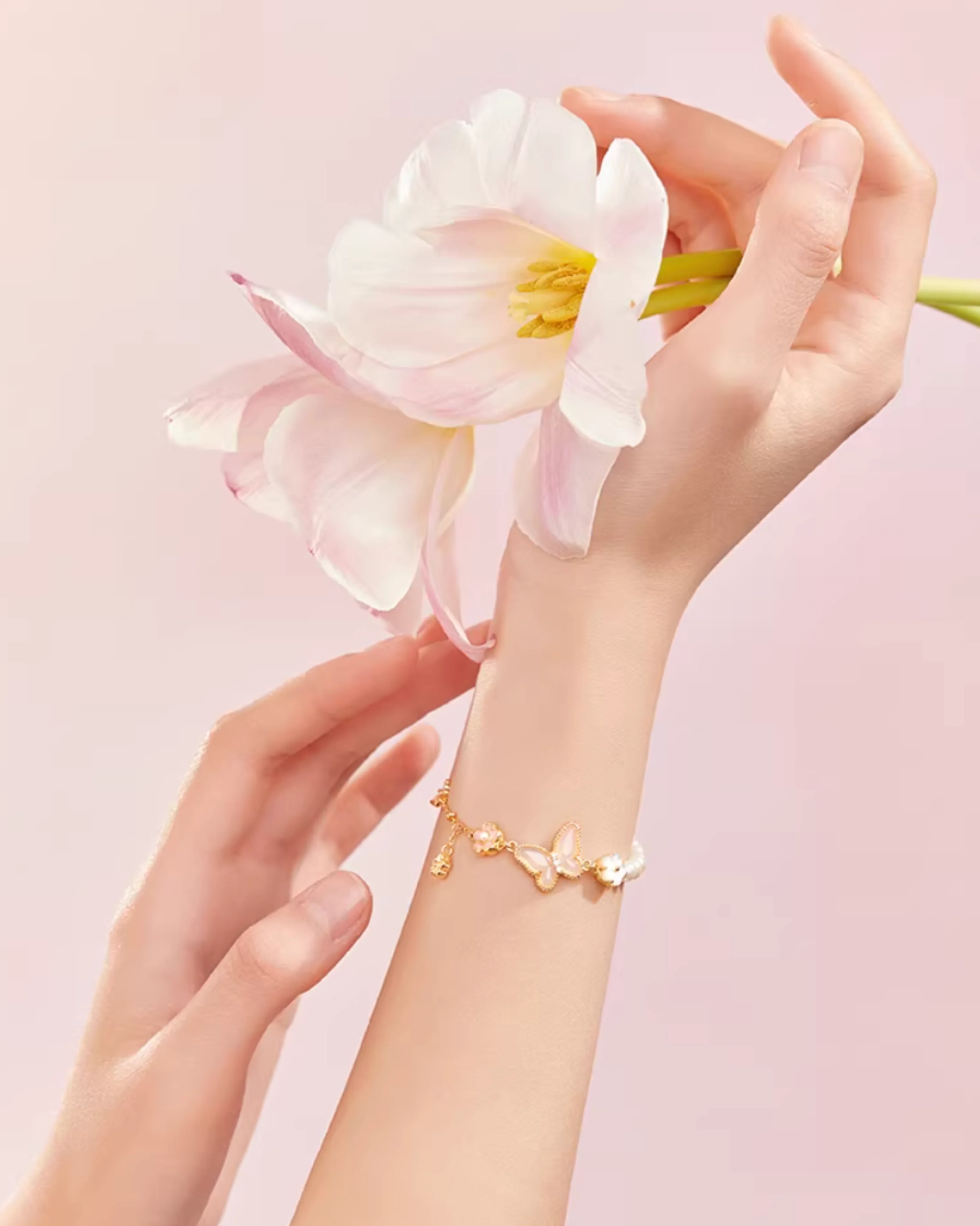 Butterfly Bloom Pearl Jewellery Set - Image 14
