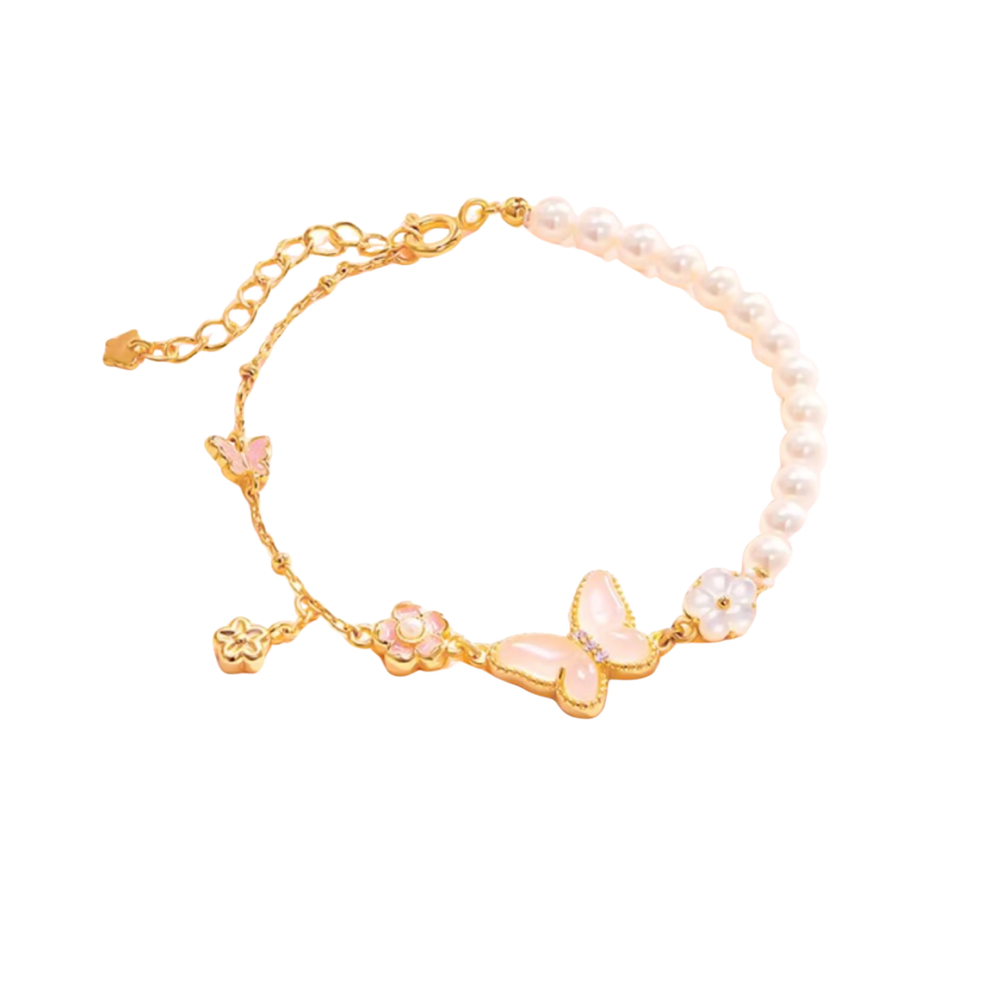 Butterfly Bloom Pearl Jewellery Set - Image 15