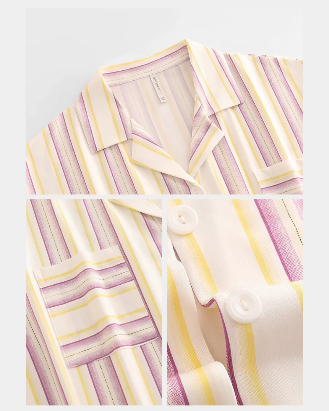 Cǎi Pajamas Set (Short Sleeve & Shorts) - Image 10