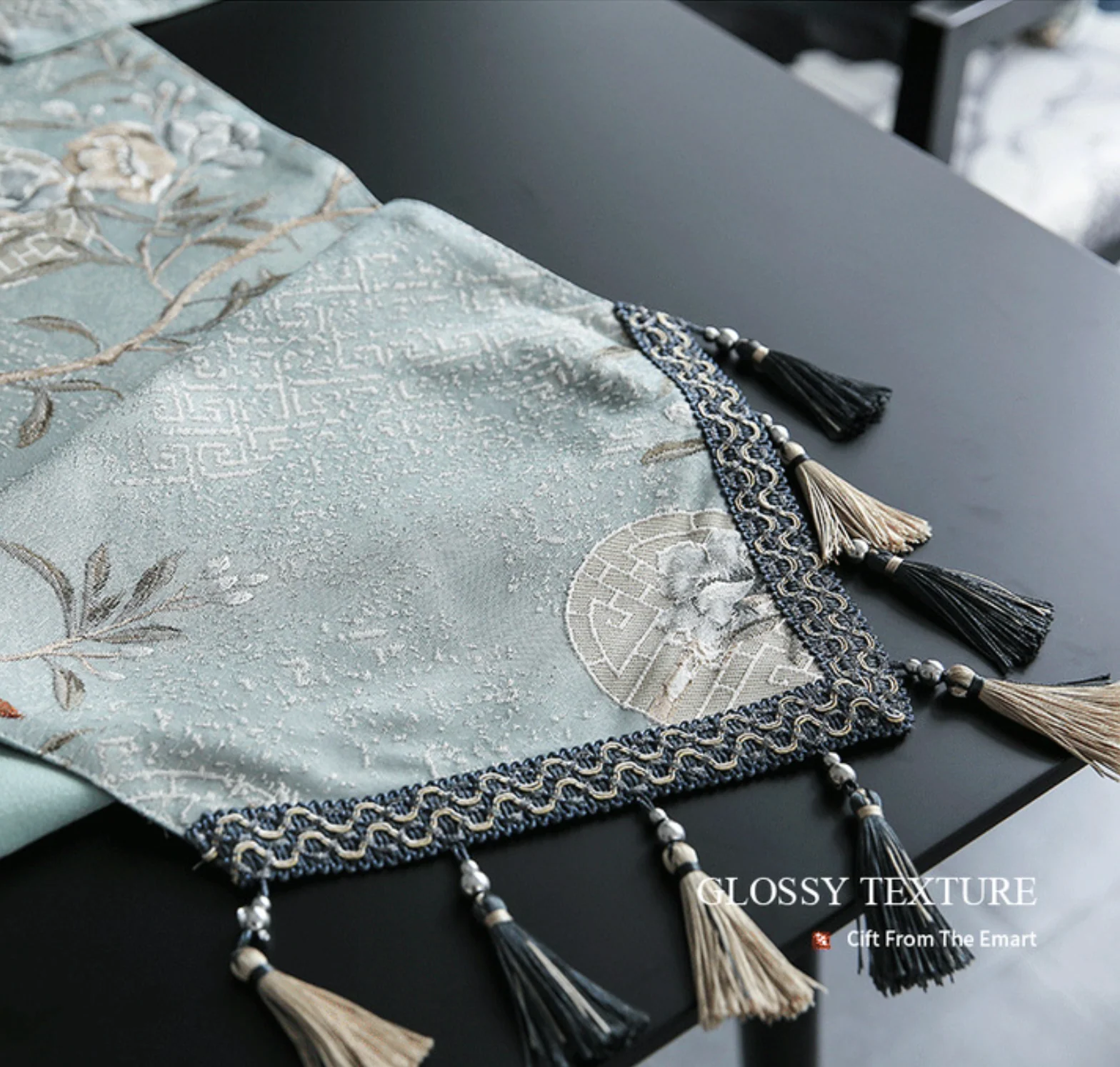 Celestial Garden Embroidery Table Runner - Image 3