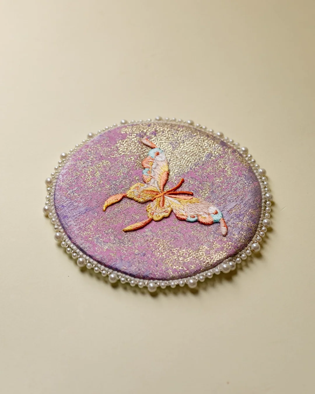 Dreamwing Pearl Brocade Coaster Set - Image 5