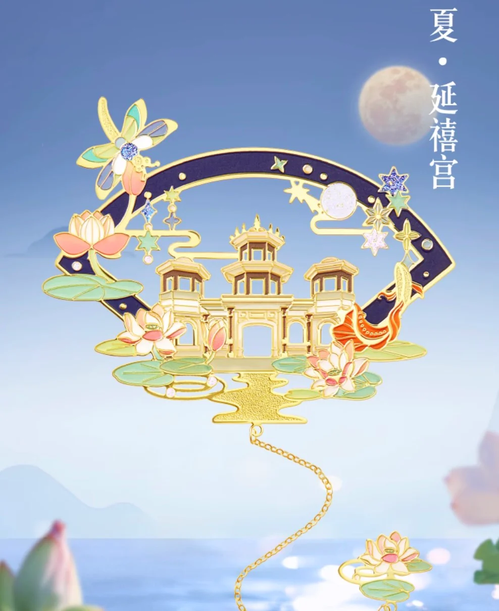 Emperor’s Garden Pavilion Bookmark Gift Set - Image 4
