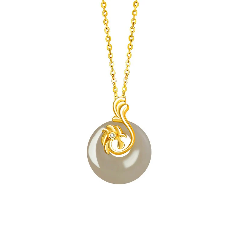 Fire Goat 2027 Jade Peace Buckle Necklace - Image 19