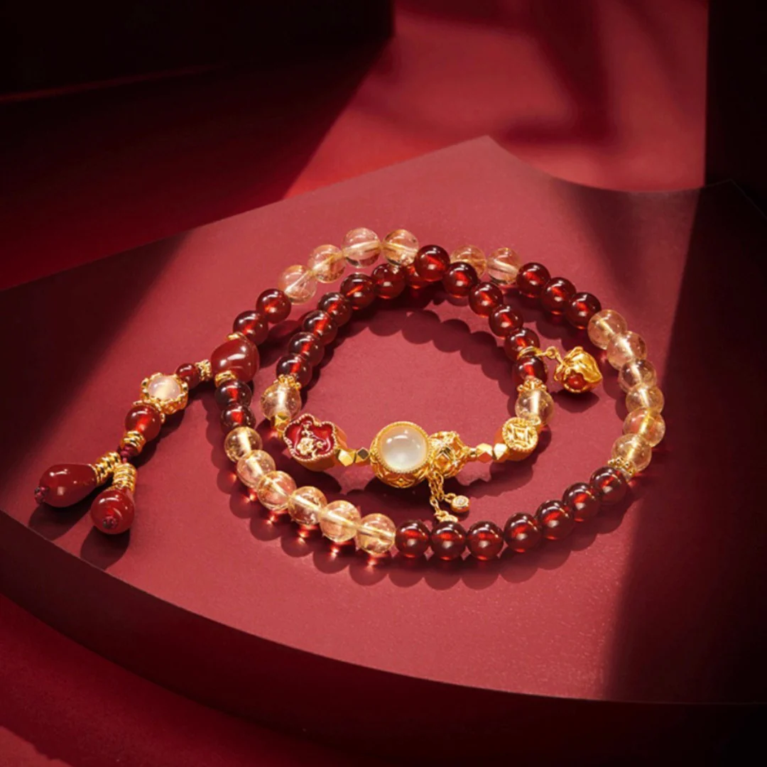 Five Blessings Dual-Loop Bracelet