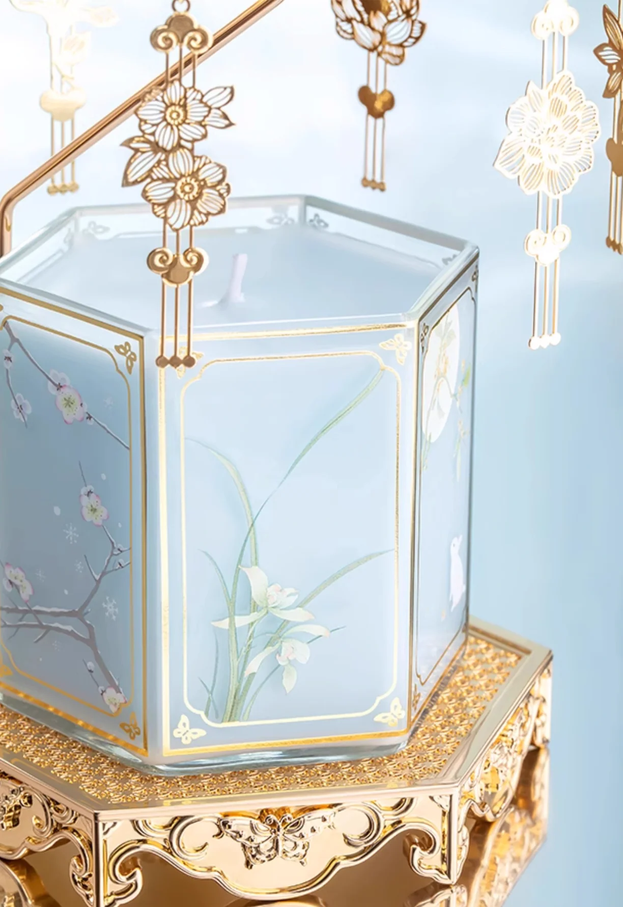 Floral God Carousel Lantern Candle Gift Set - Image 11