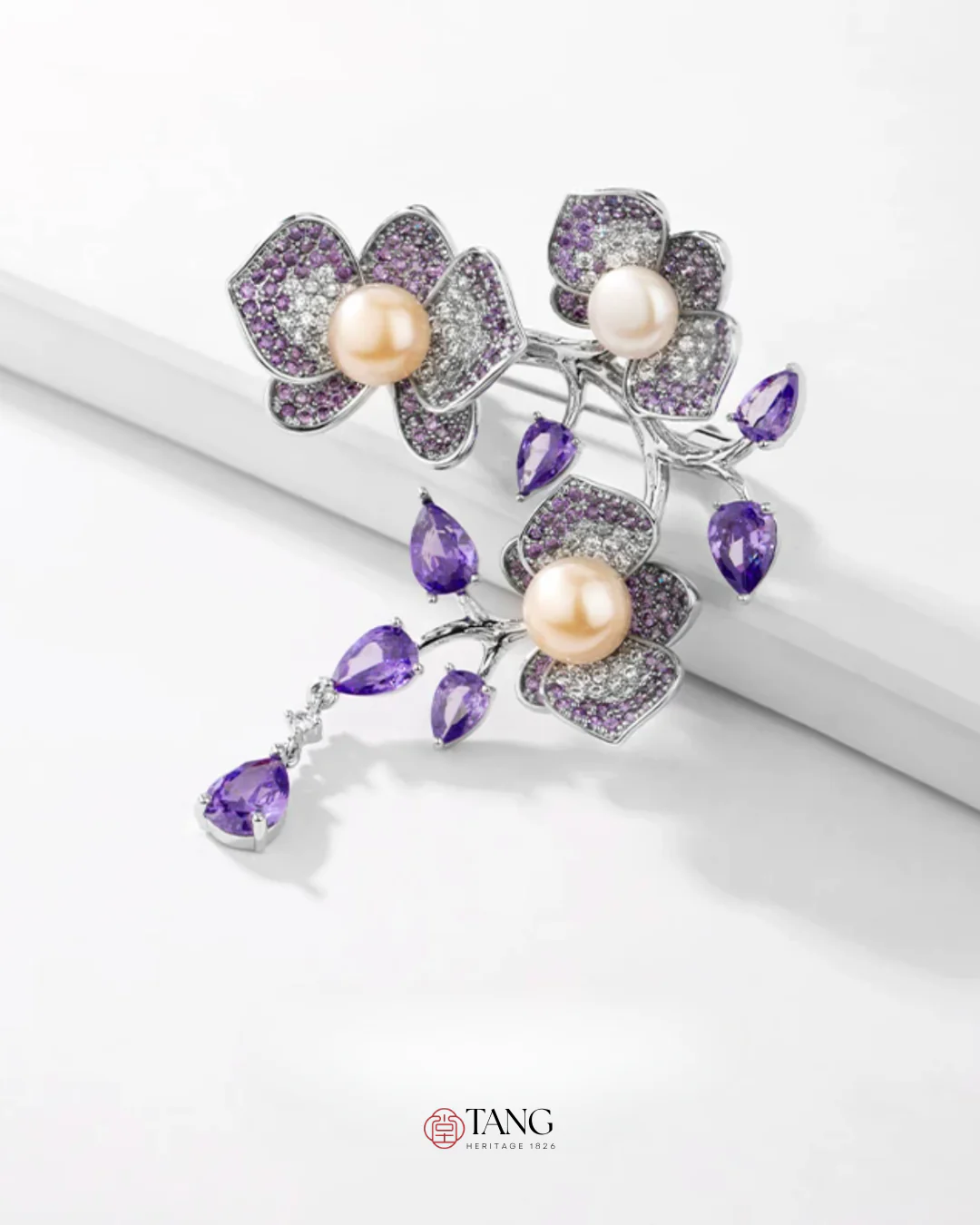 Forbidden Garden Wisteria Brooch - Image 4