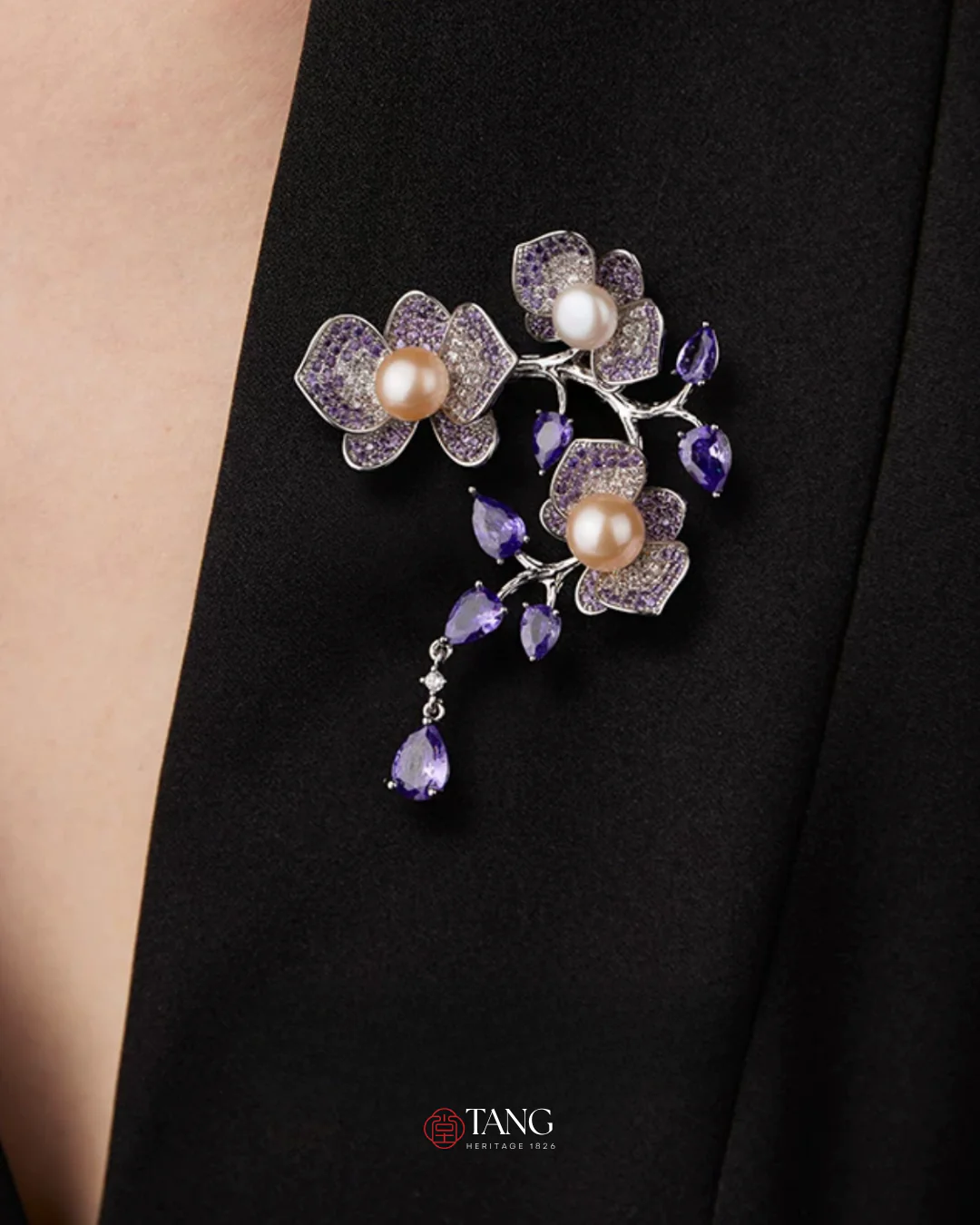 Forbidden Garden Wisteria Brooch - Image 5