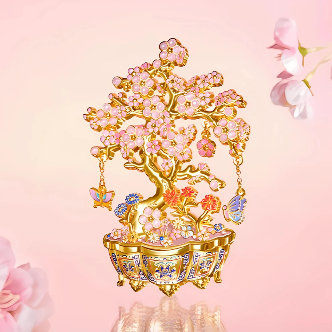 Fortune in Bloom Plum Blossom Magnet Gift Set
