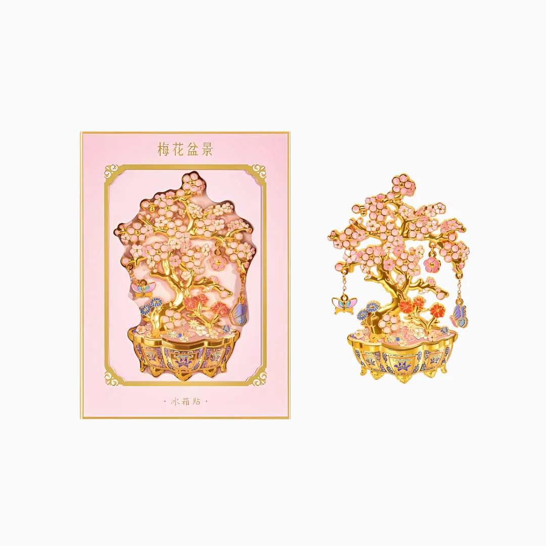 Fortune in Bloom Plum Blossom Magnet Gift Set - Image 6