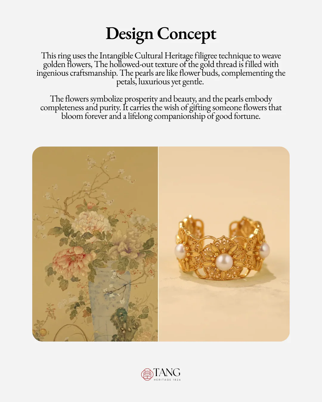 Gold Vermeil Blooming Stamen Ring - Image 3