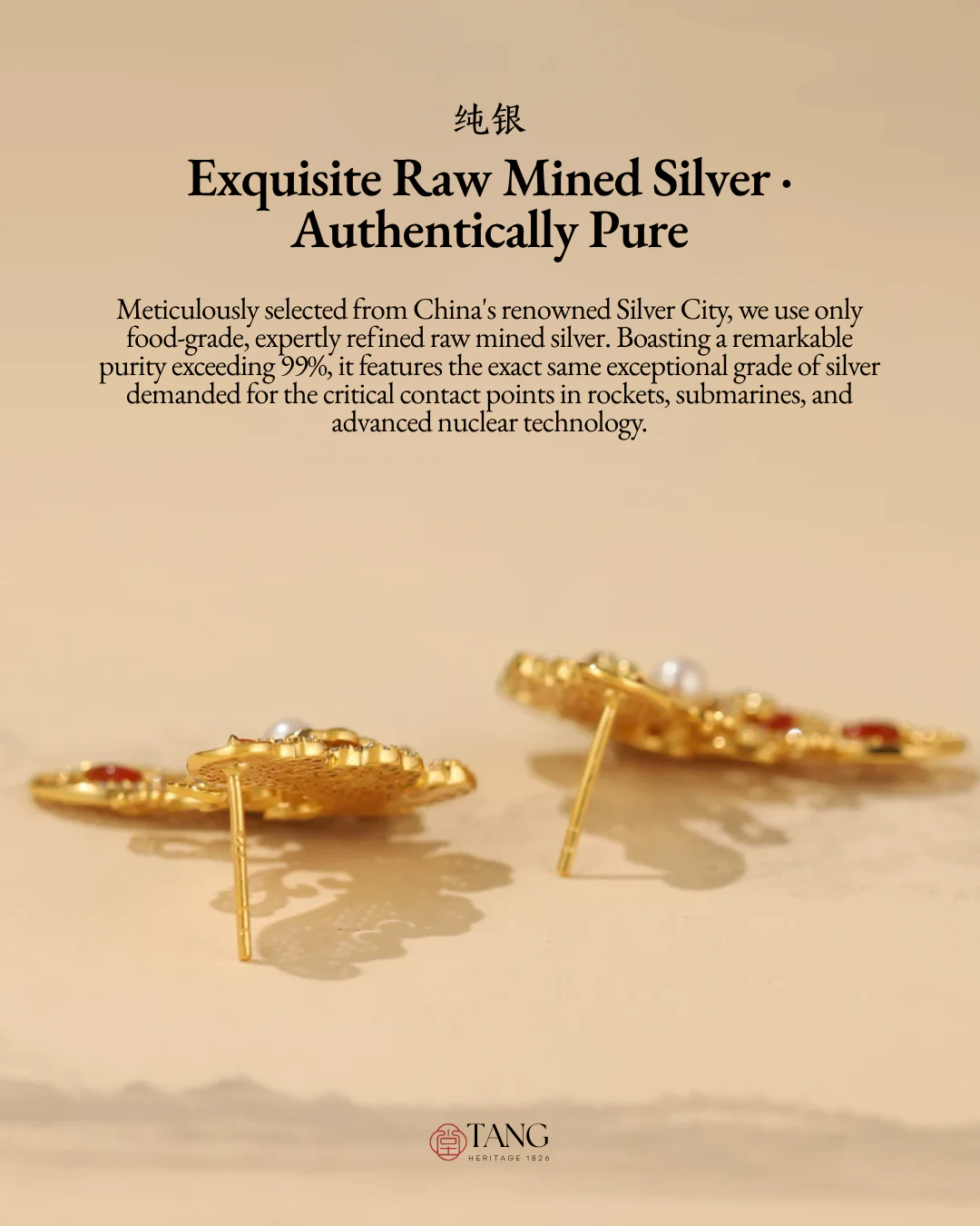 Gold Vermeil Butterfly Dance Pearl Earrings - Image 11