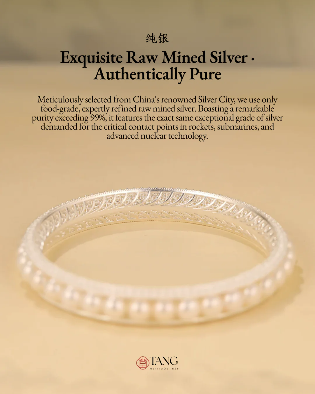 Gold Vermeil Empress Pearl Bangle - Image 8