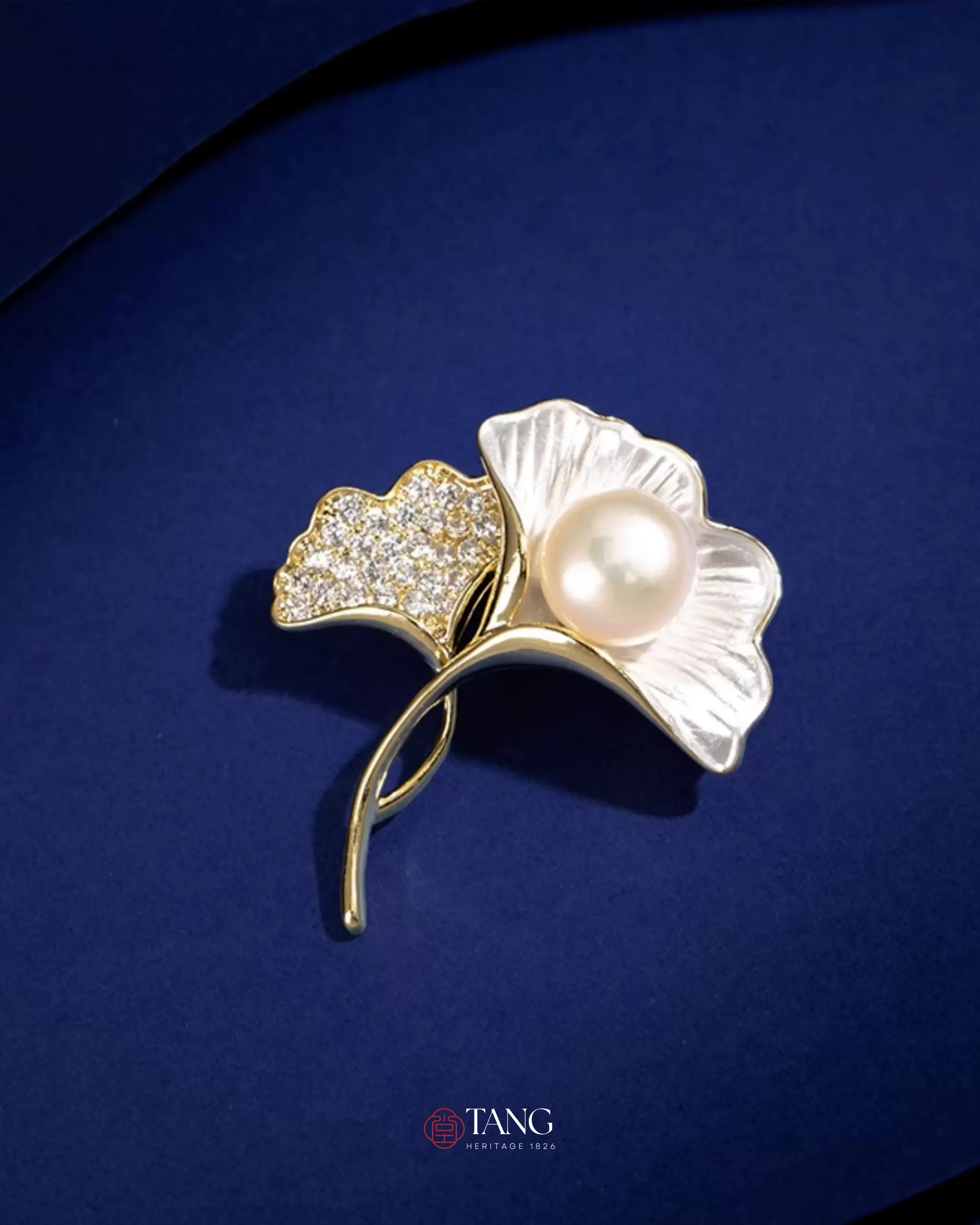 Golden Ginkgo Brooch - Image 10