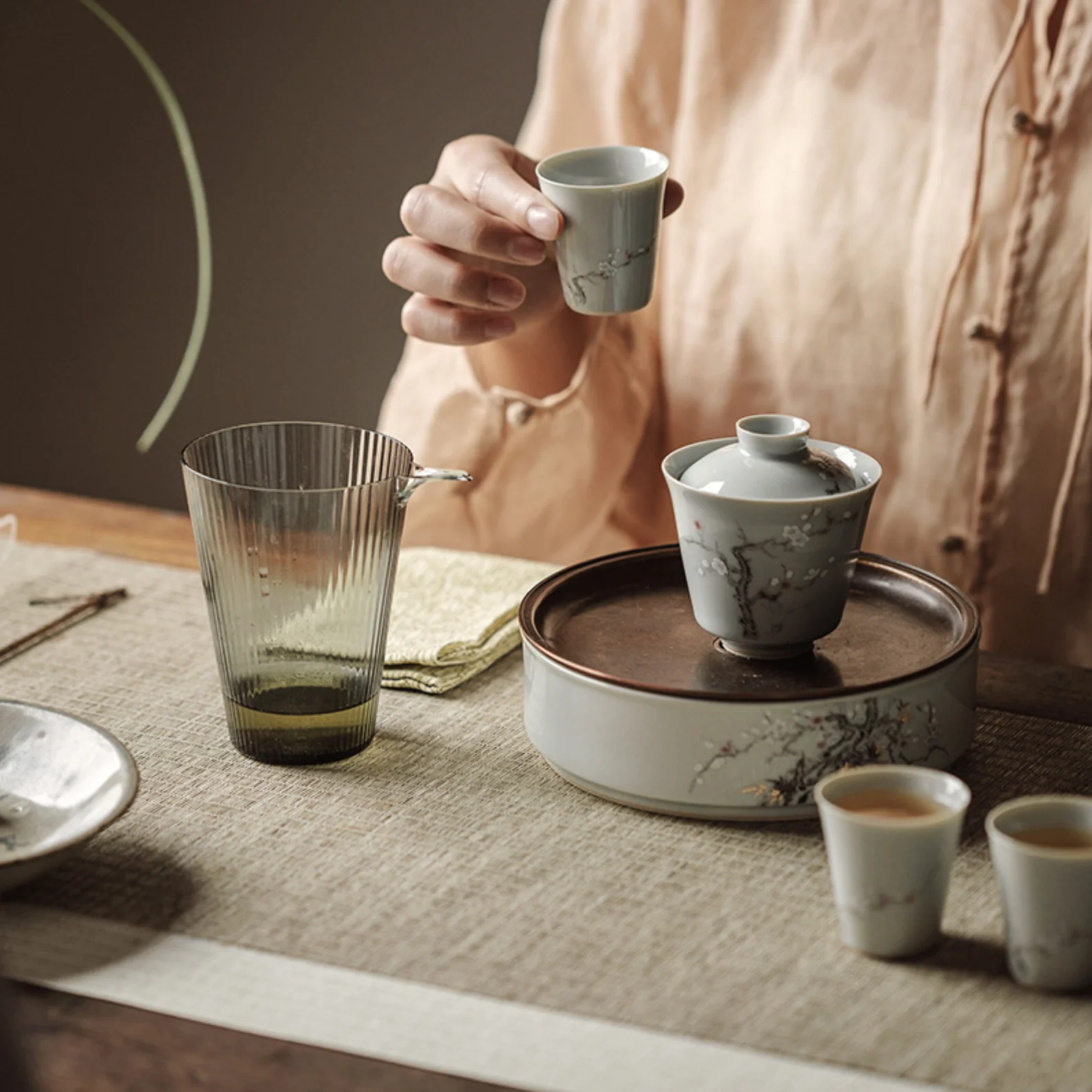 Gu Qing Plum Blossom Tea Cup - Image 4