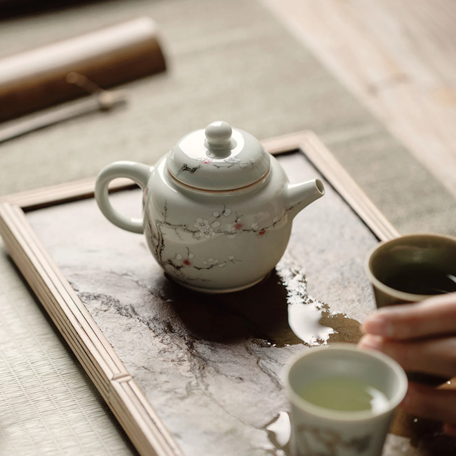 Gu Qing Plum Blossom Tea Pot - Image 3