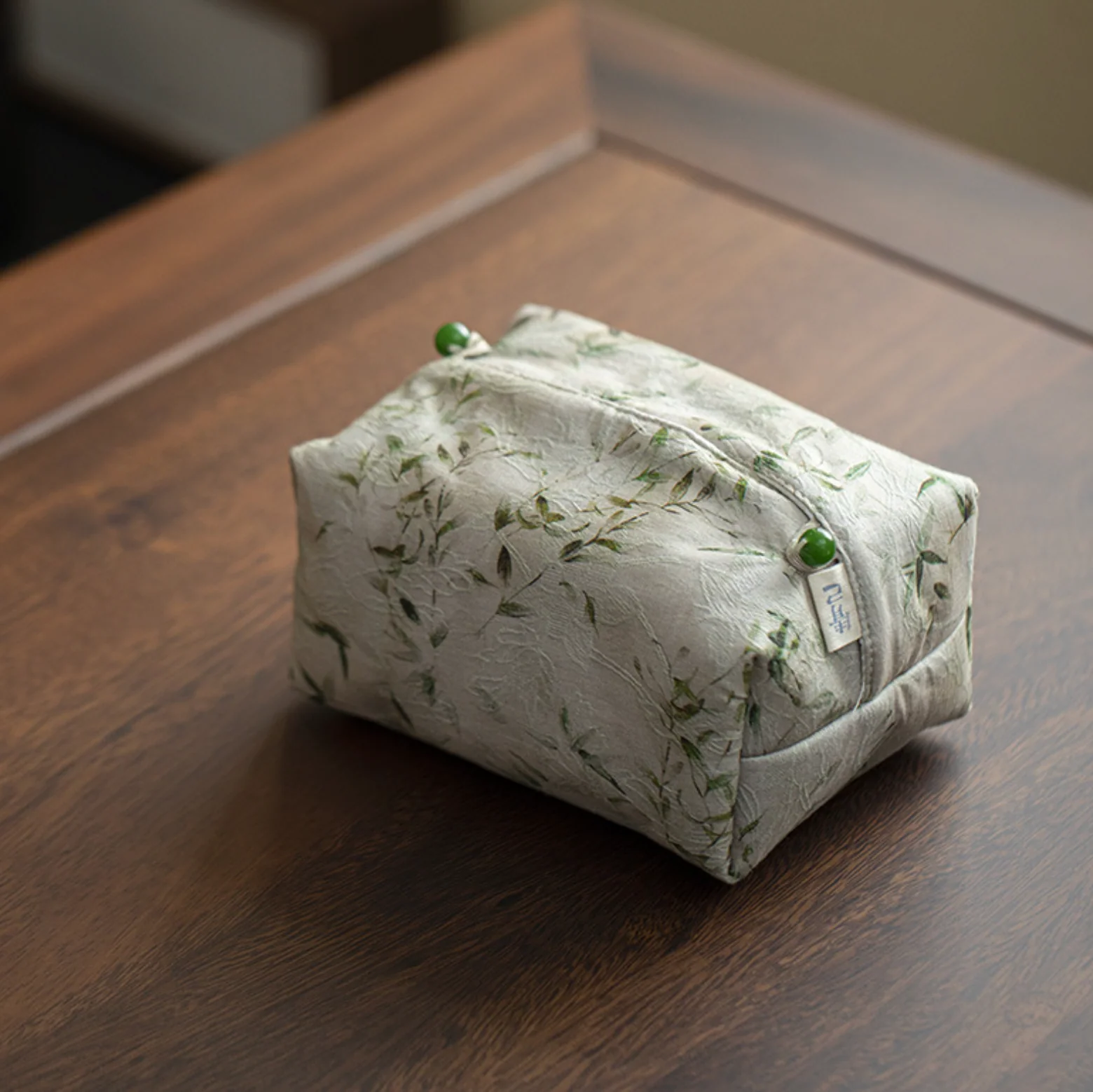 Handcrafted Embroidery Tissue Box - Image 5