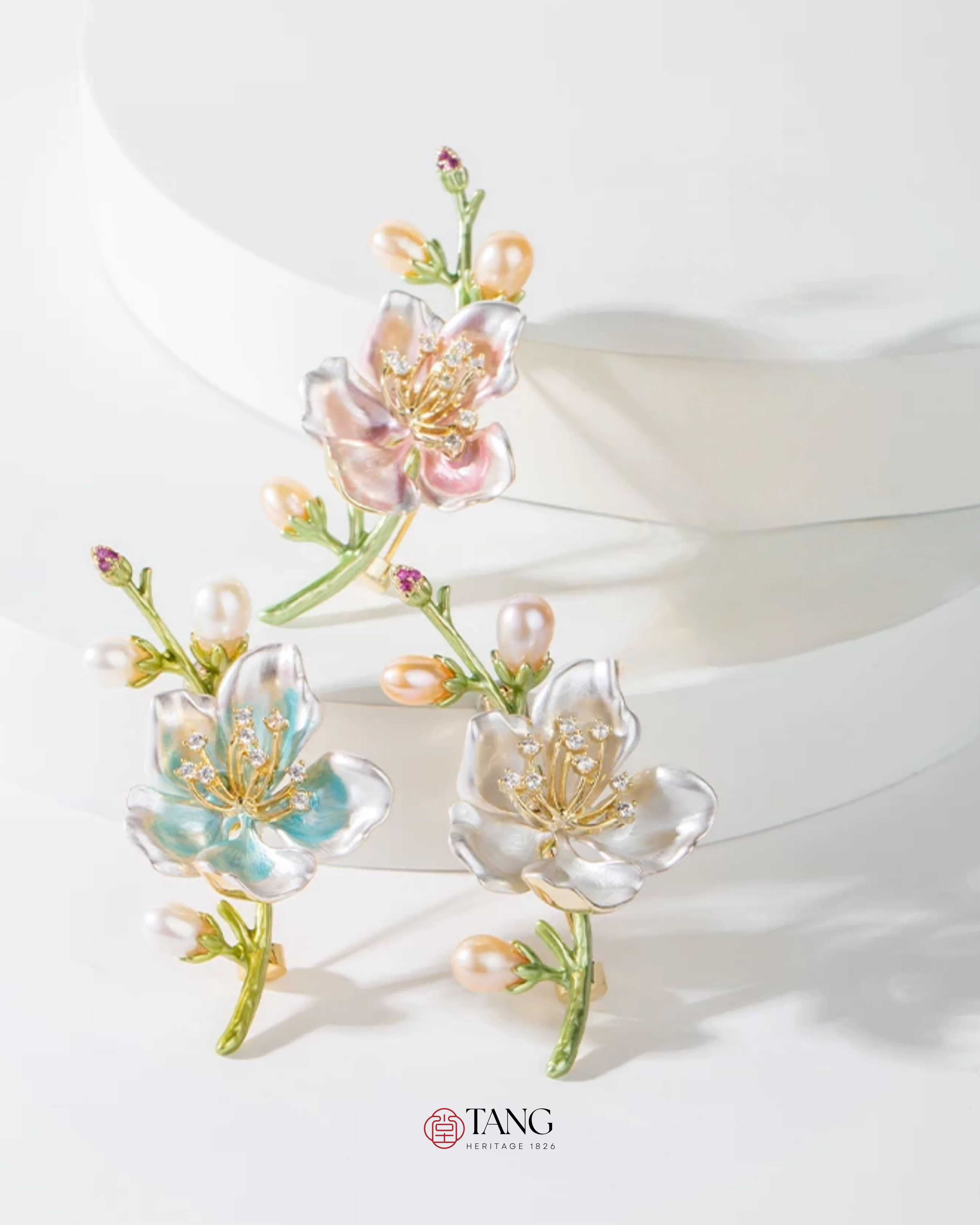Ivory Magnolia Brooch - Image 12