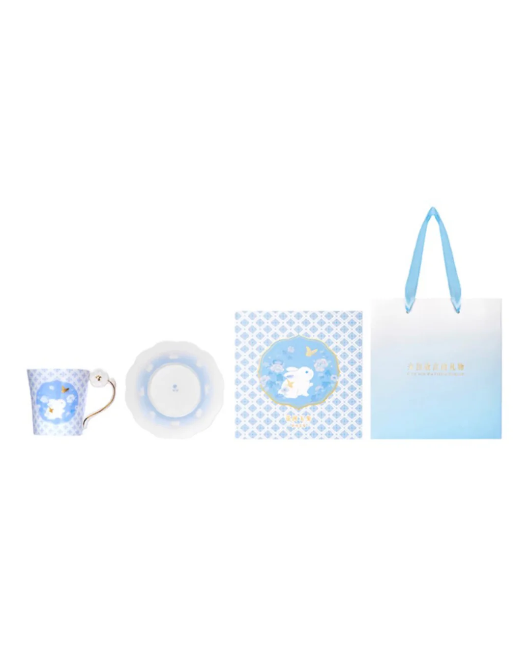Jade Rabbit Cup & Saucer Set - Image 11
