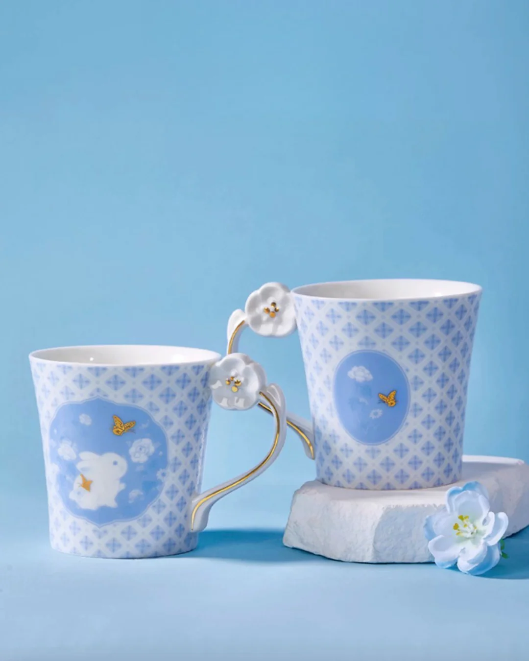 Jade Rabbit Cup & Saucer Set - Image 6