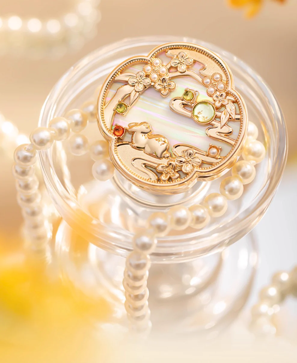 Jade Rabbit Osmanthus Solid Perfume Gift Set - Image 4