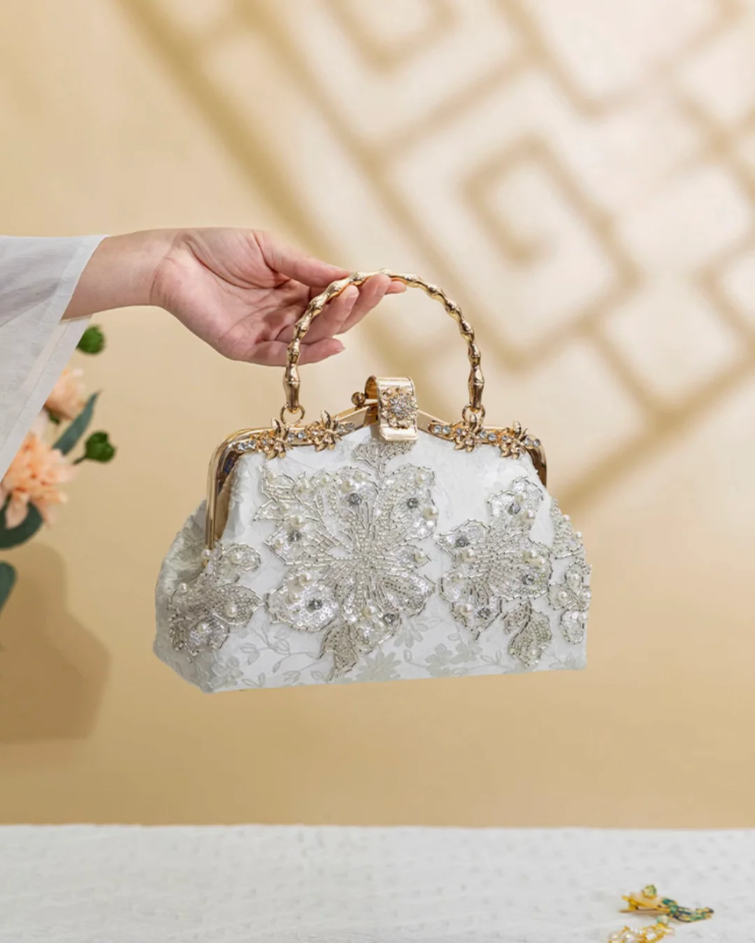 Tang Bloom Camellia Clutch - Image 3