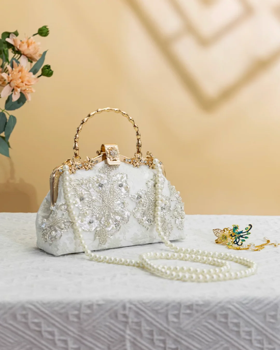 Tang Bloom Camellia Clutch - Image 4