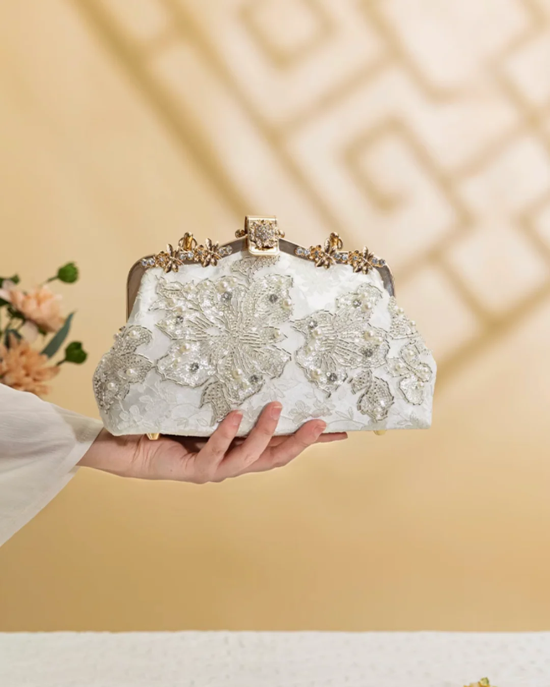 Tang Bloom Camellia Clutch - Image 5