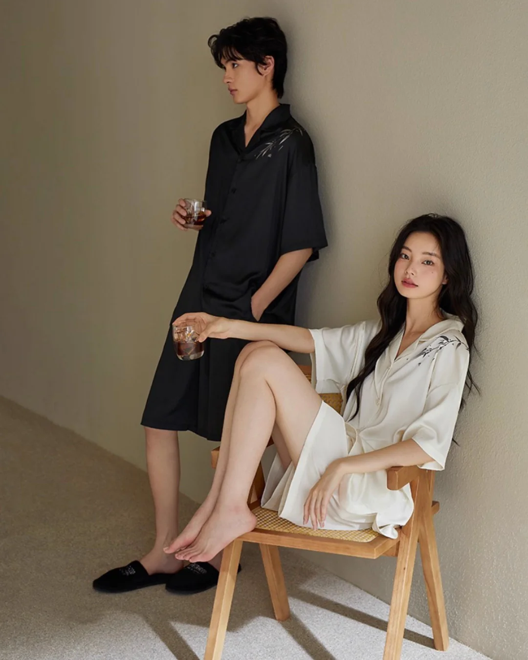 Línn Pajamas Set (Short-Sleeve & Shorts) - Image 2