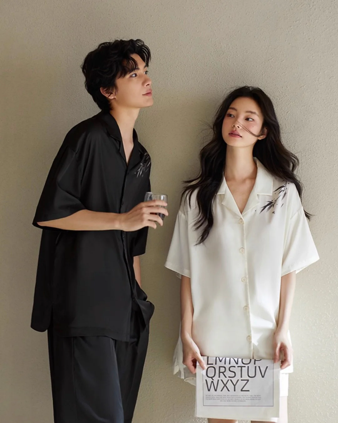 Línn Pajamas Set (Short-Sleeve & Shorts) - Image 3