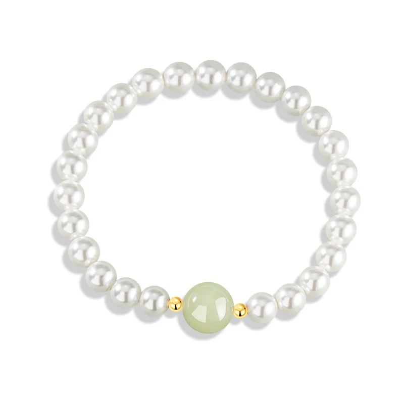 Luna Pearl Jade Jewellery Set - Image 9