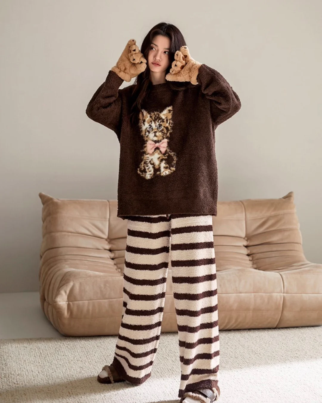 Māo Pajamas Set (Long-Sleeve & Pants) - Image 5