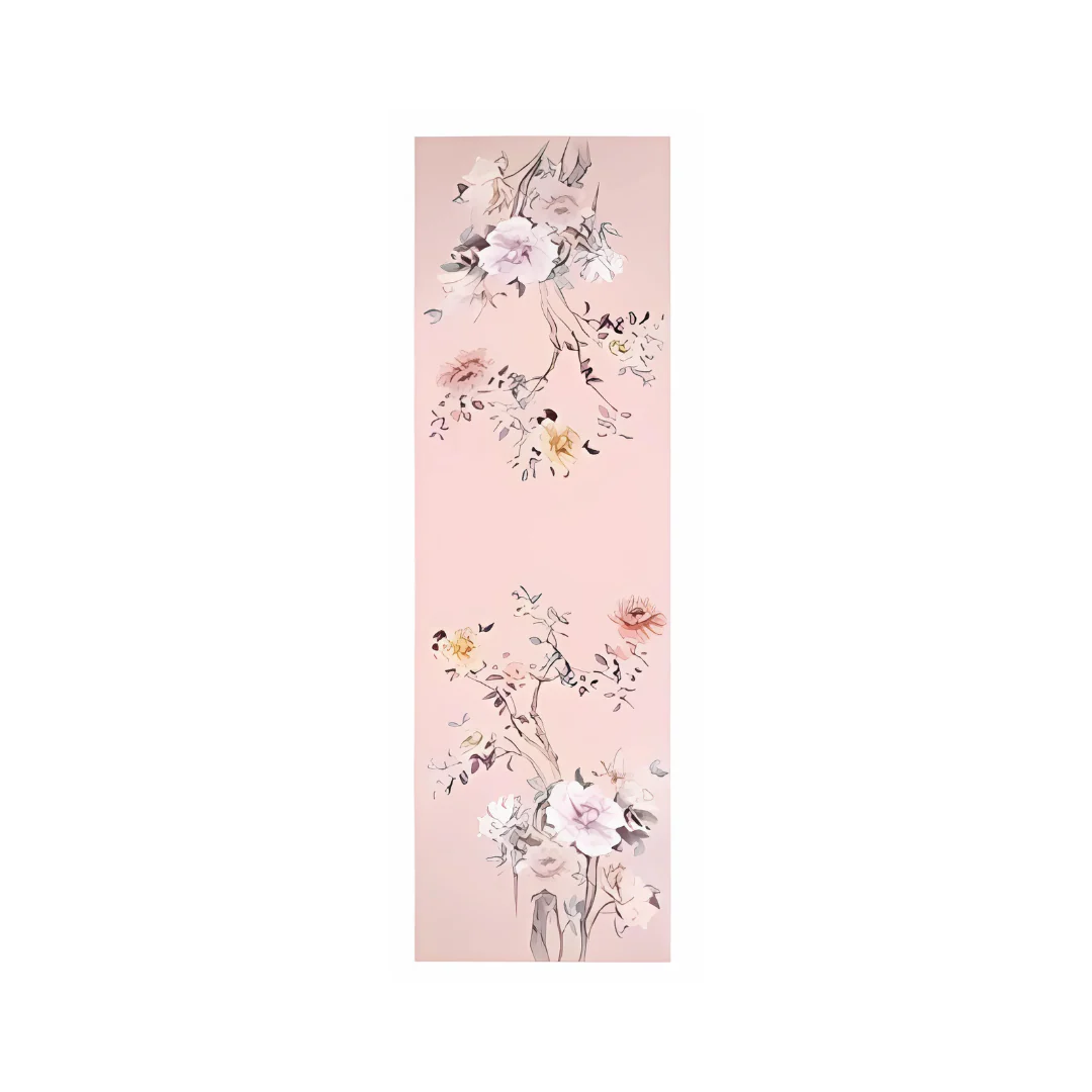 Melody of Peonies Mulberry Silk Scarf (170x53cm)